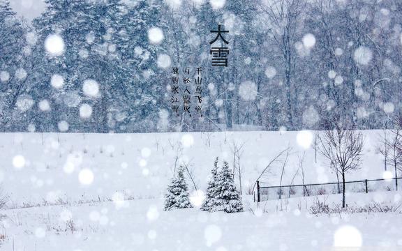 大雪节气美景