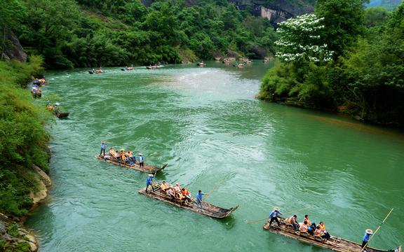 碧水丹霞武夷山风景