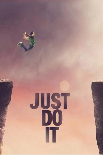 Just Do It 字母海报