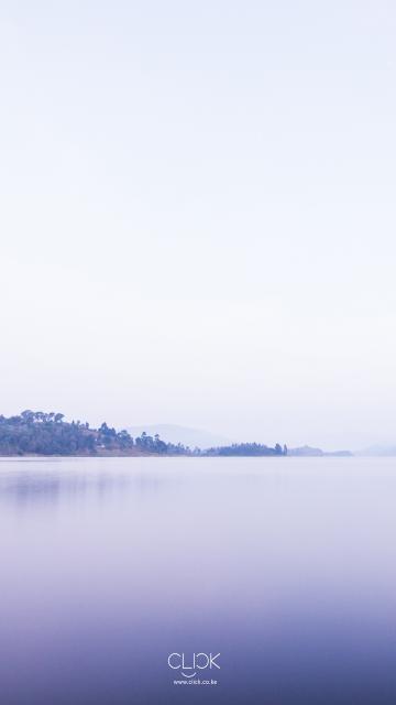 平静的湖景