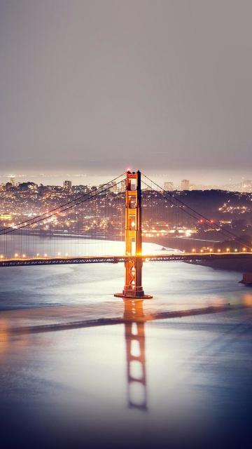 Long Bridge At Night