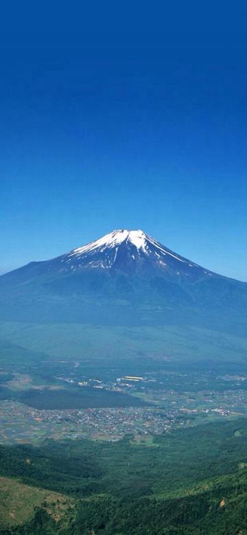 自然火山美景