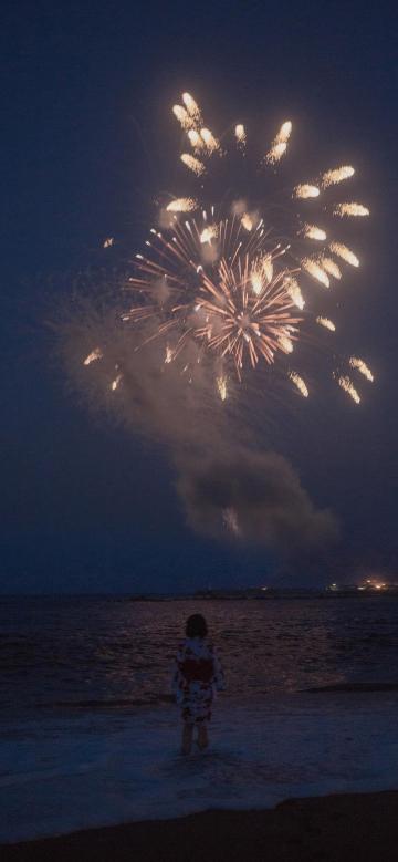 仲夏夜的美丽花火