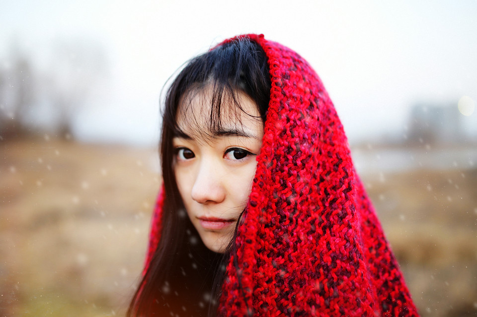 风中少女