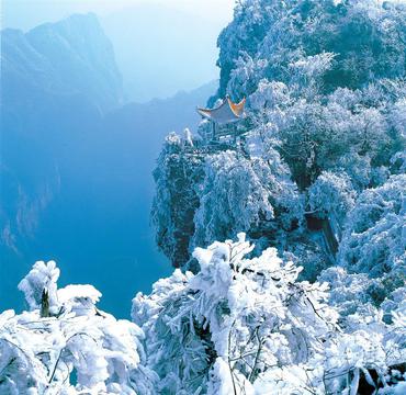 空中花园雪景