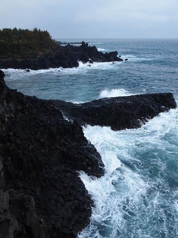 济州岛海浪